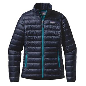 Patagonia Down Puffer • Navy / Light / Bright Blue